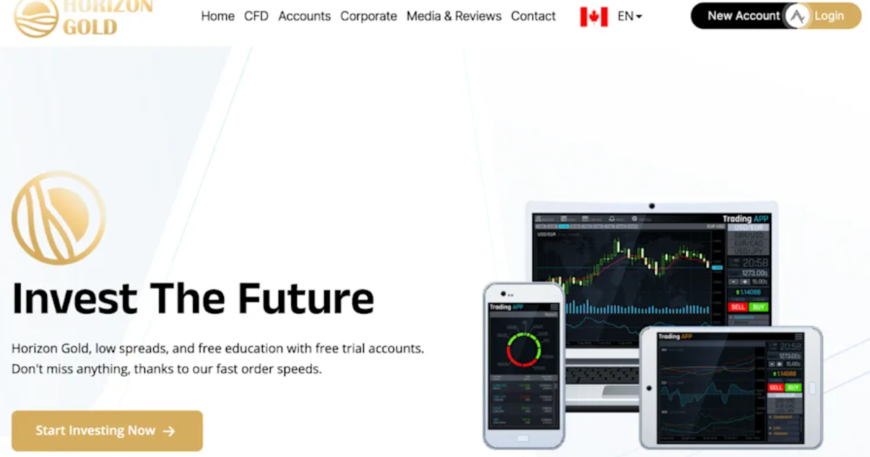 Thehorizon-gold.com - Investment Scam Platform