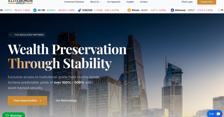 Elitebondsgroup.com Review: Crypto Investment Scam