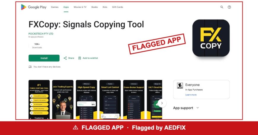 FXCopy — flagged