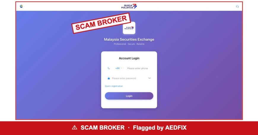 Malaysia Securities Exchange — flagged
