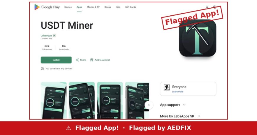 USDT Miner - LabsApps SK