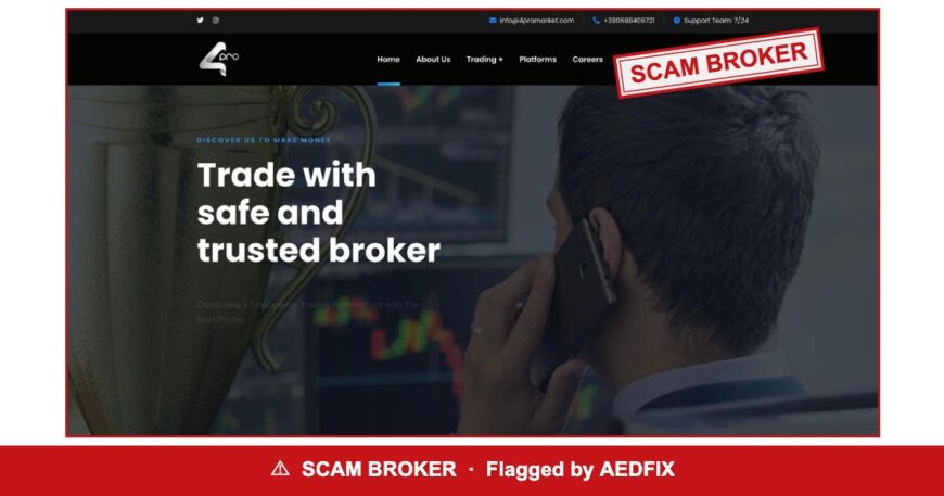 4 Pro Market — flagged scam broker