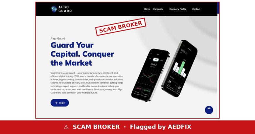 Algo Guard scam broker warning