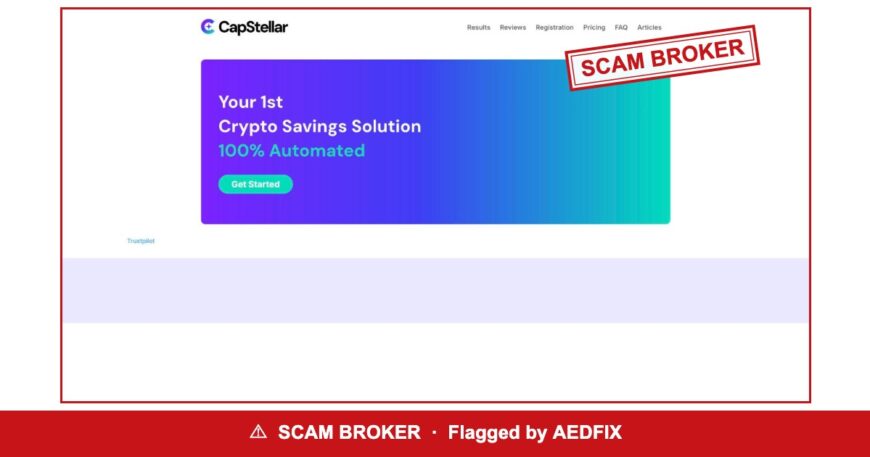 CapStellar flagged by regulators