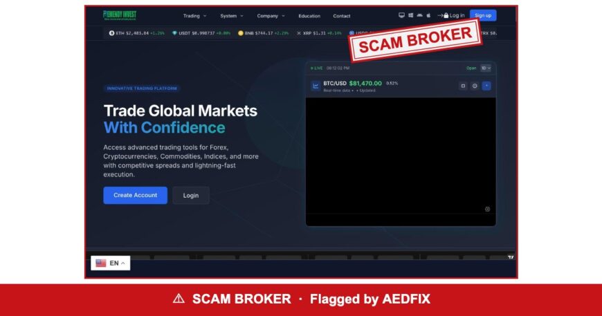 Elafure — flagged scam broker