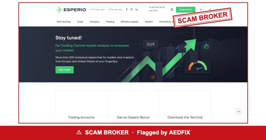 Esperio flagged by regulators