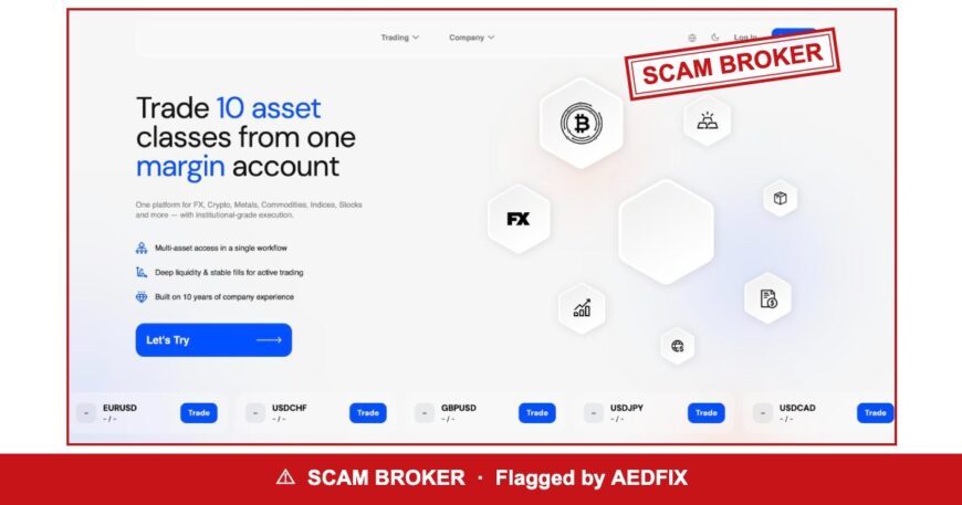 Ester Holdings — flagged scam broker