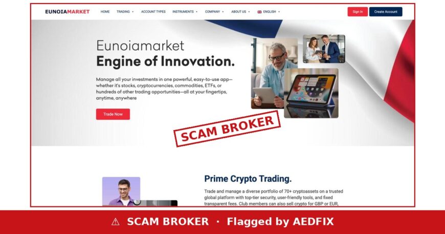 Eunoiamarket scam warning — AEDFIX
