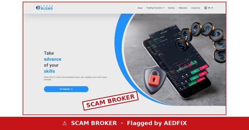 Forex Blend scam broker warning