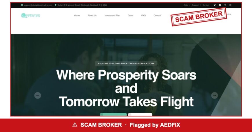 Global Stock Trading — flagged scam broker