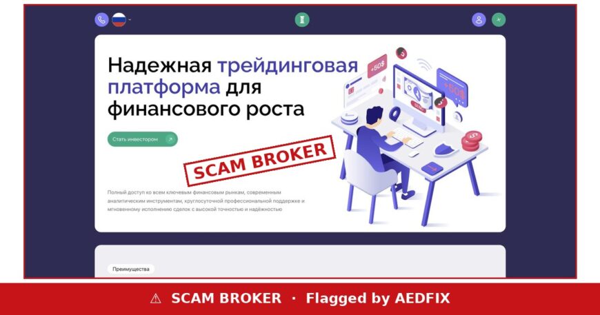 Isladova flagged as scam broker