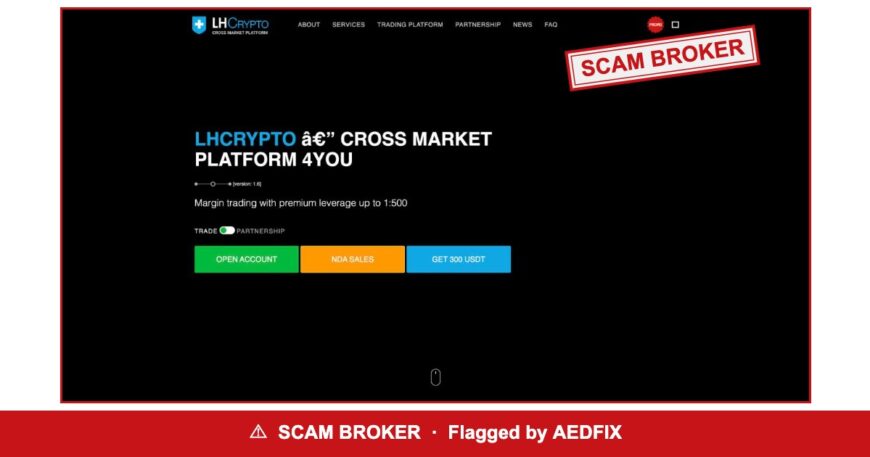 LH-Crypto — flagged scam broker