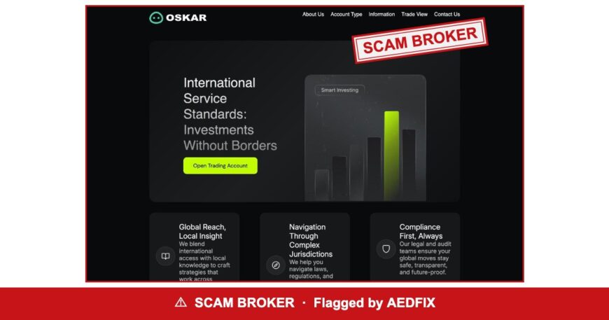 Oskarinvest — flagged scam broker