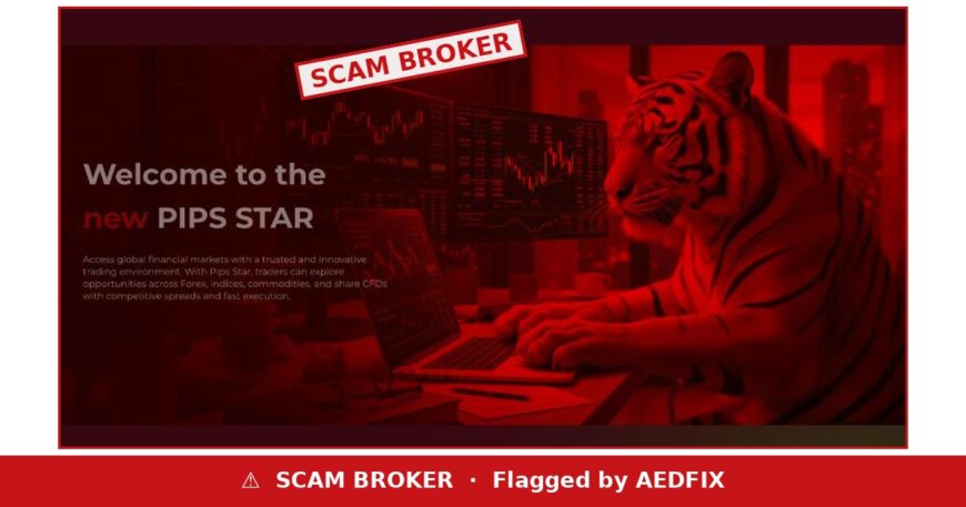 Pips Star scam broker warning