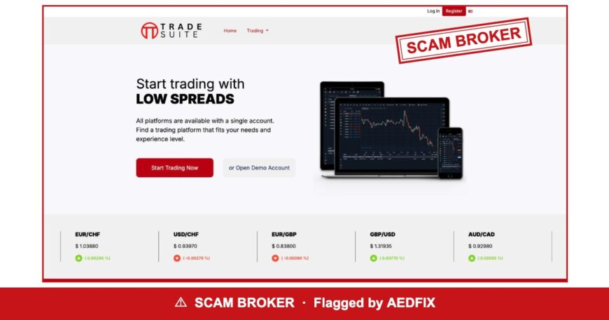 Trade Suite — flagged scam broker