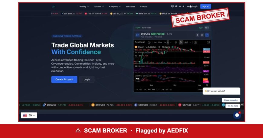 Tradingspire — flagged scam broker