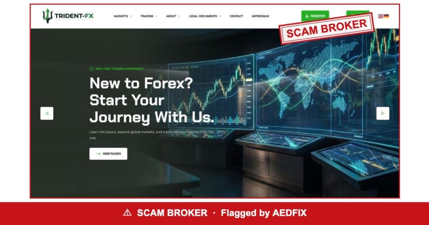 TridentFX — flagged scam broker