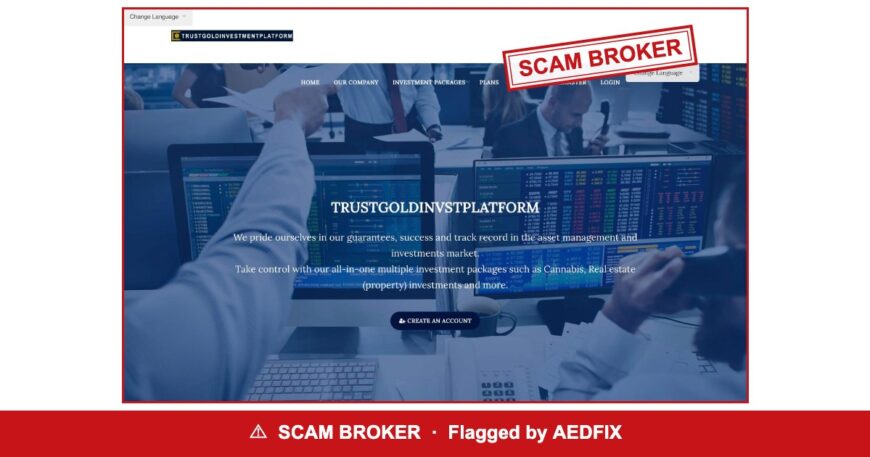 Trustgoldinvstplatform — flagged scam broker